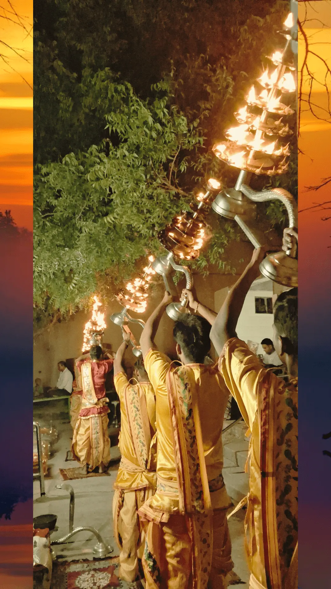 Special occasion pooja at Ganga ghat